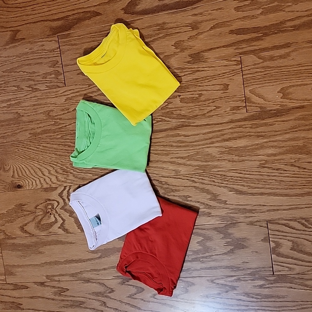 Unisex 4T 100% cotton t-shirts